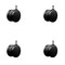 Service Caster 2-3/8'' Office Chair Caster Nylon Twin Wheel 7/16 Grip Ring Stem , 4PK SCC-UHGR02S60-NYS-716-4 - alternate 1